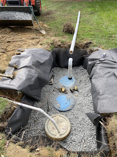 dry well installation